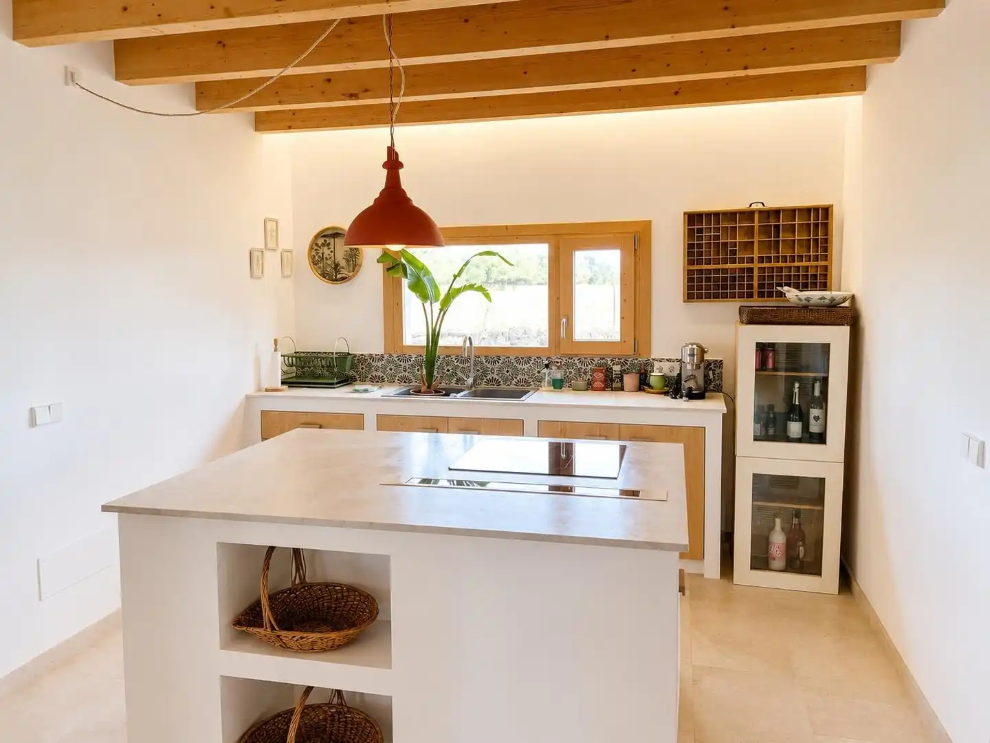 Cocina de Finca rústica en venta en Porreres con Calefacción y Terraza