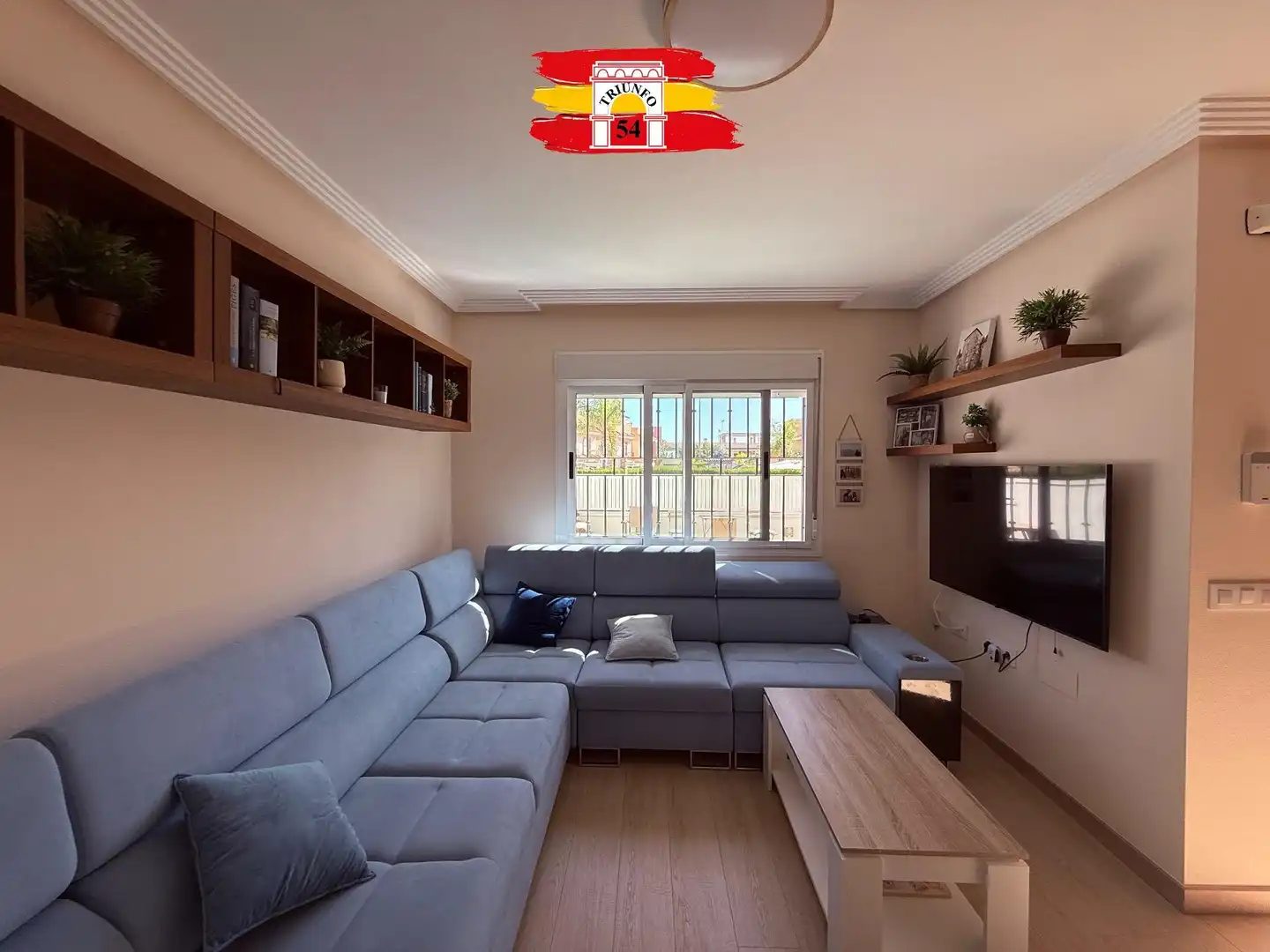 Sala de estar de Casa o chalet en venta en Pilar de la Horadada con Aire acondicionado, Jardín privado y Terraza