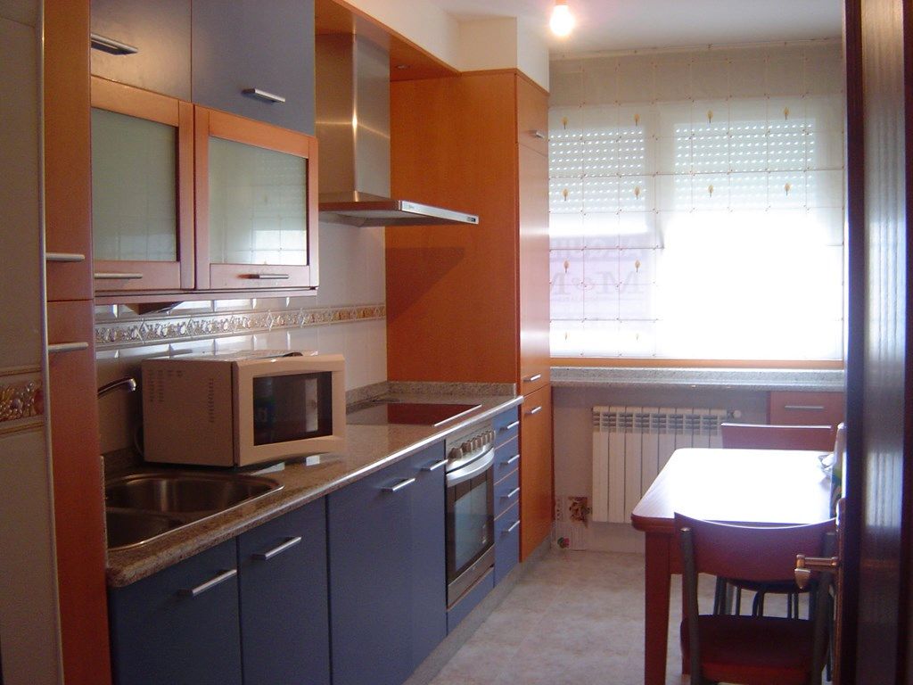 Küche von Wohnung miete in Boqueixón mit Heizung, Möbliert und Ofen