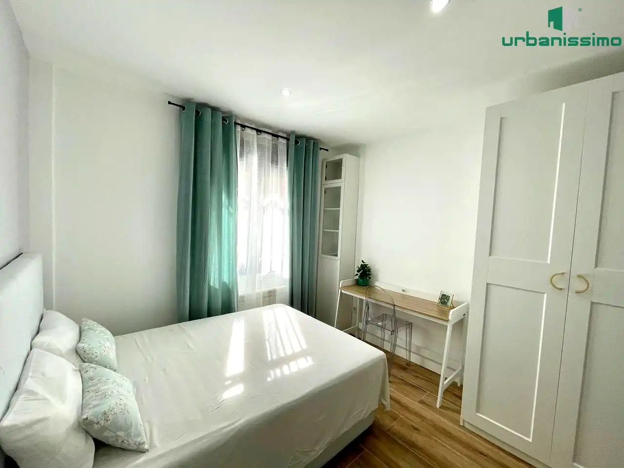 Habitación de Apartamento de alquiler en Madrid con Aire acondicionado, Calefacción y Terraza