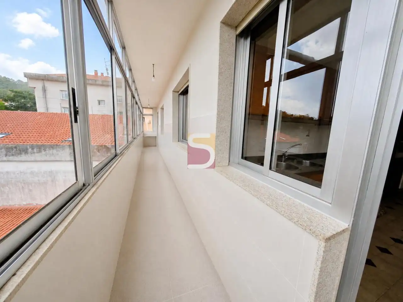 Balcony of Flat for rent in Gondomar  with Heating, Furnished and Balcony