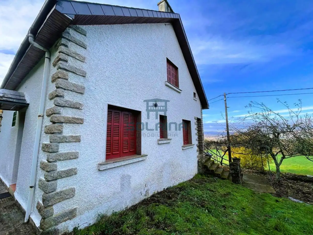 Vista exterior de Casa o chalet en venta en Baños de Molgas con Calefacción y Jardín privado