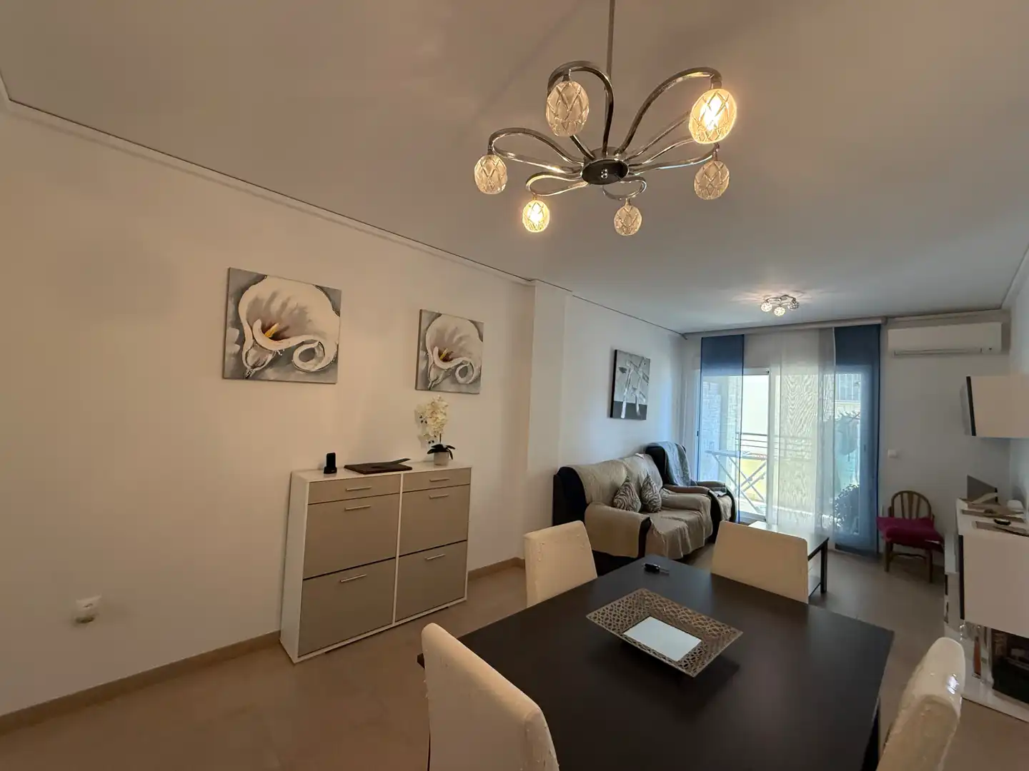 Dining room of Flat for sale in Dénia  with Air Conditioner, Heating and Terrace