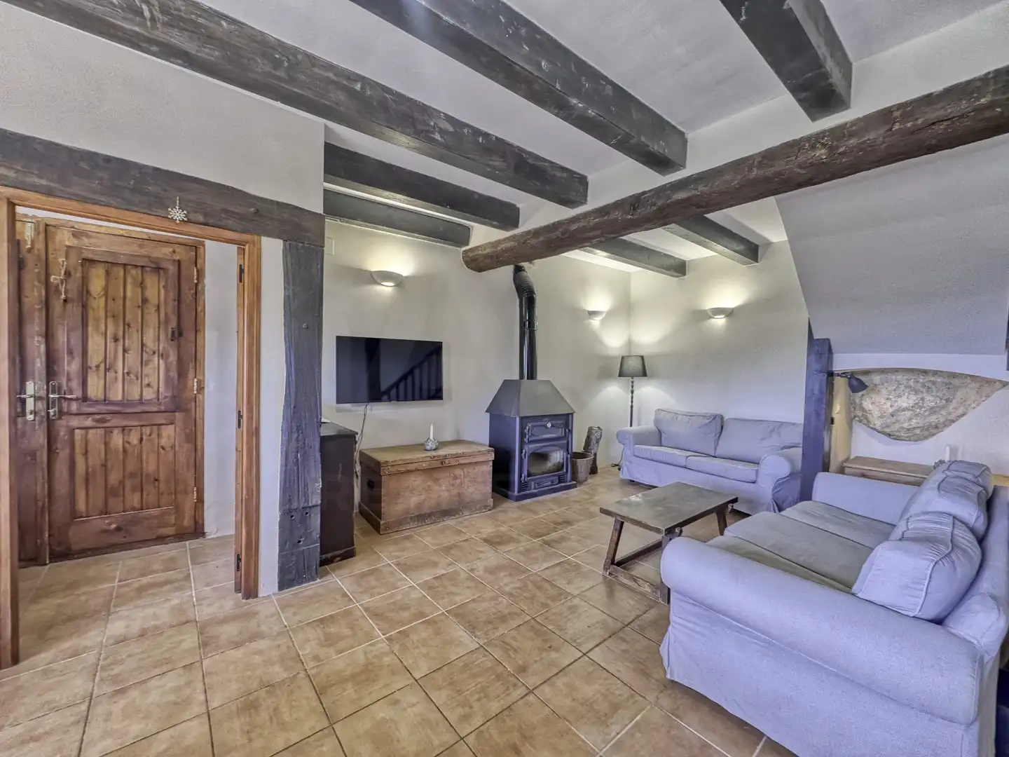 Living room of Country homes for sale in Rubielos de Mora  with Heating and Terrace