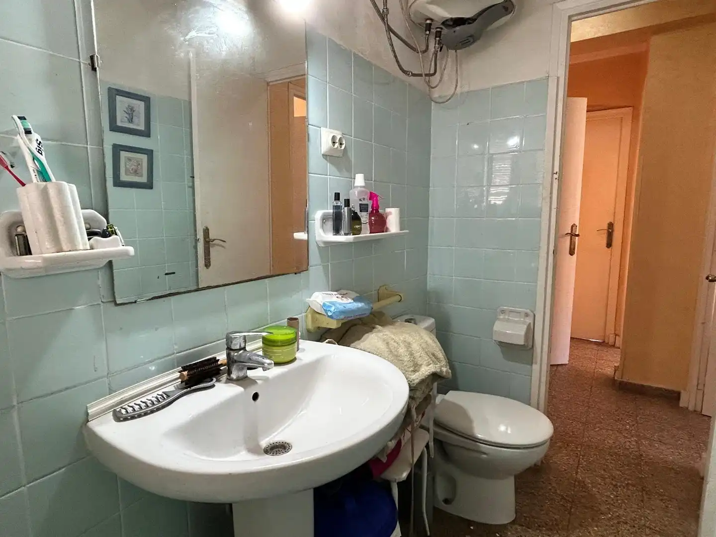 Badezimmer von Wohnungen zum Verkauf in Gandia mit Möbliert und Balkon