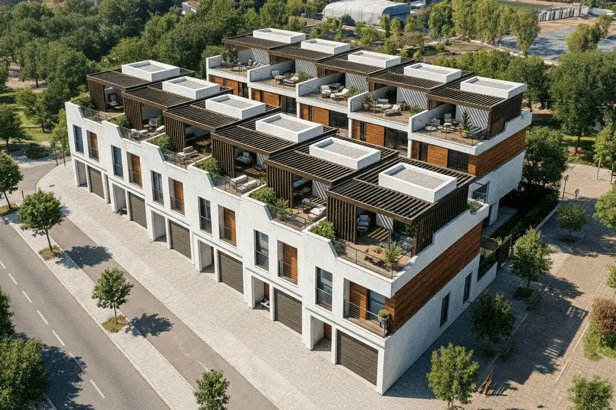 Exterior view of Detached homes for sale in Massamagrell  with Air Conditioner, Heating and Terrace
