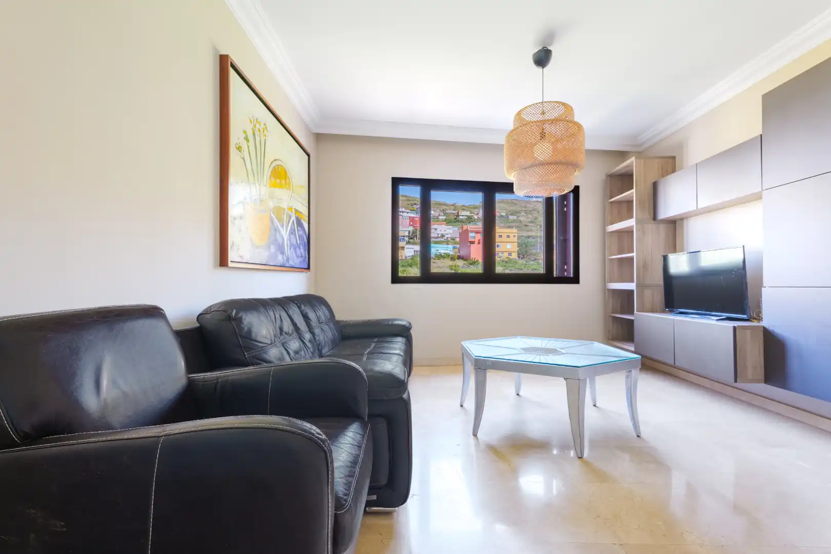 Living room of Flat for sale in San Cristóbal de la Laguna  with Furnished, Oven and Washing machine