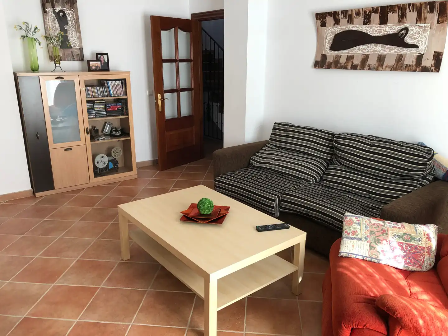 Sala d'estar de Casa o xalet en venda en Atajate amb Terrassa i Moblat