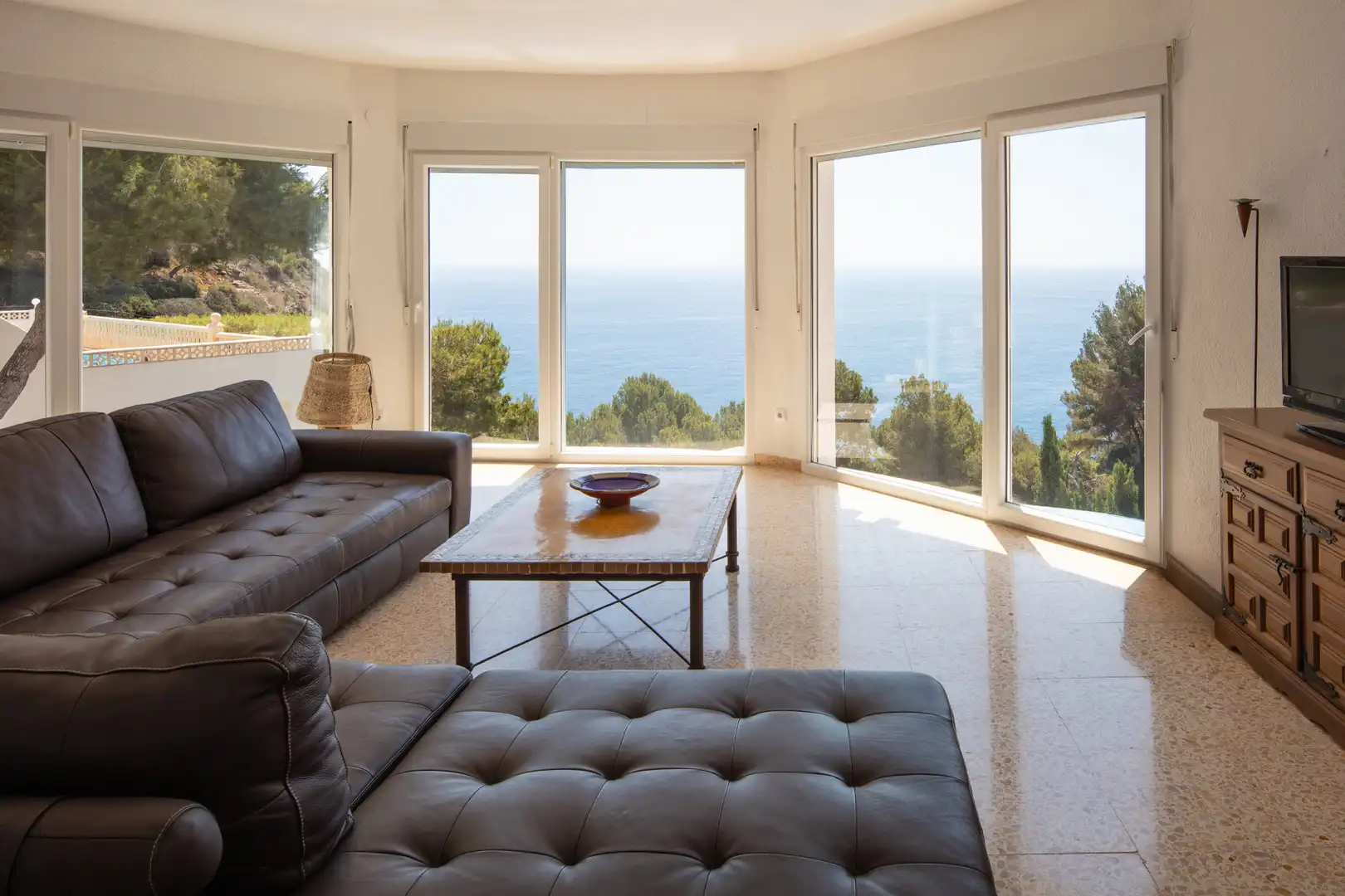 Sala de estar de Casa o chalet en venta en Jávea / Xàbia con Aire acondicionado, Jardín privado y Terraza