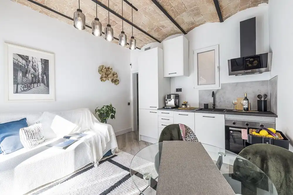 Kitchen of Flat for sale in Barcelona  with Air Conditioner and Heating