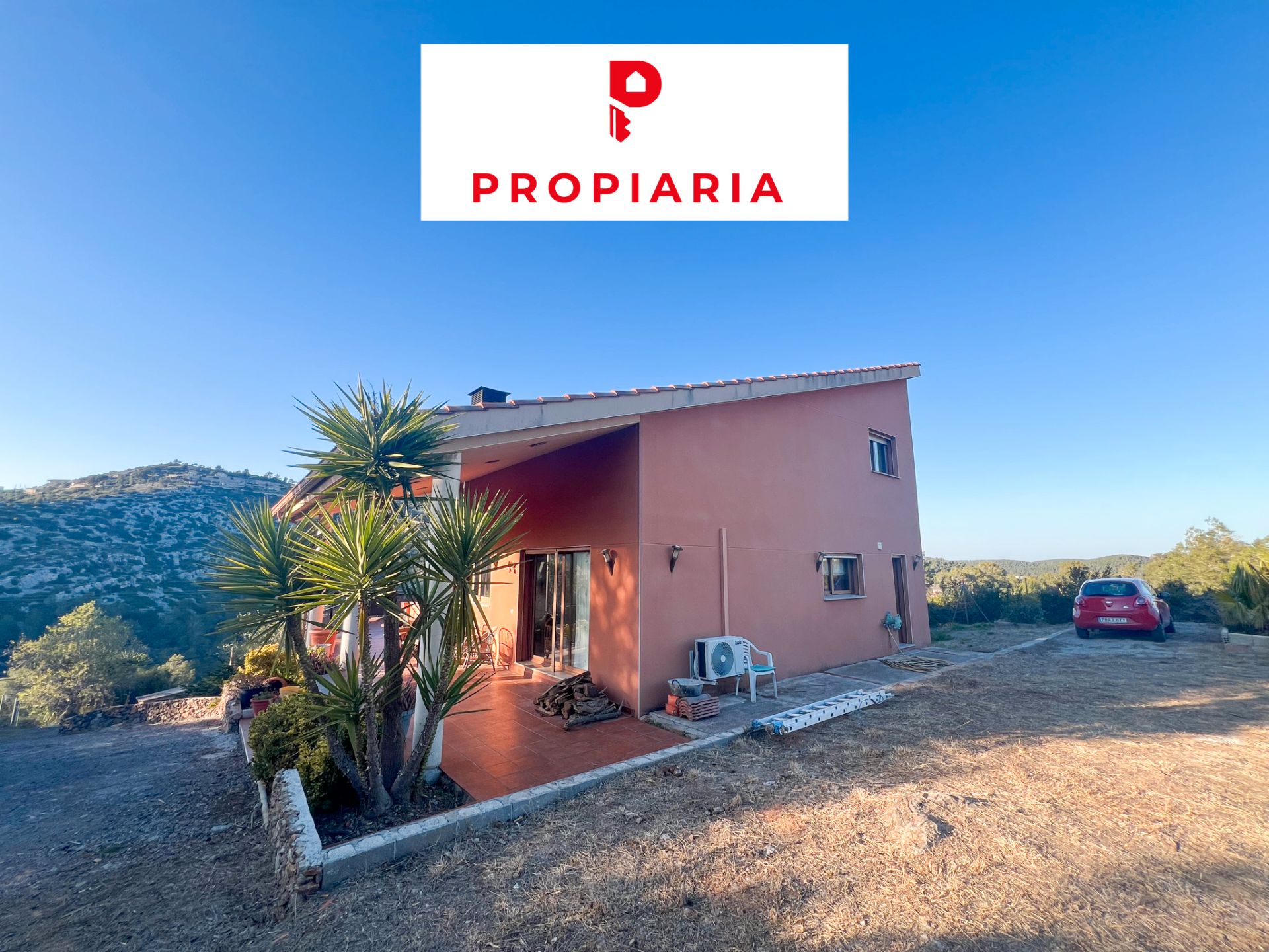 Exterior view of House or chalet for sale in Vallirana  with Air Conditioner, Heating and Private garden