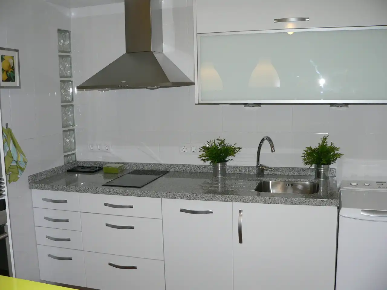 Küche von Wohnung zur Miete in Murcia mit Möbliert, Ofen und Waschmaschine
