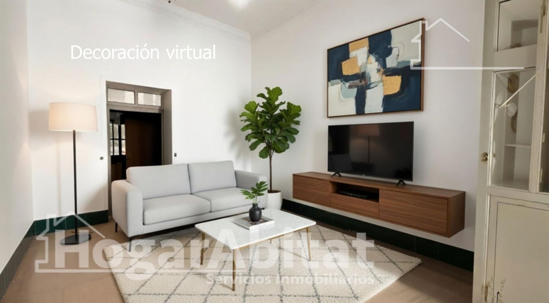 Sala de estar de Casa o chalet en venta en Oliva con Terraza, Trastero y Balcón