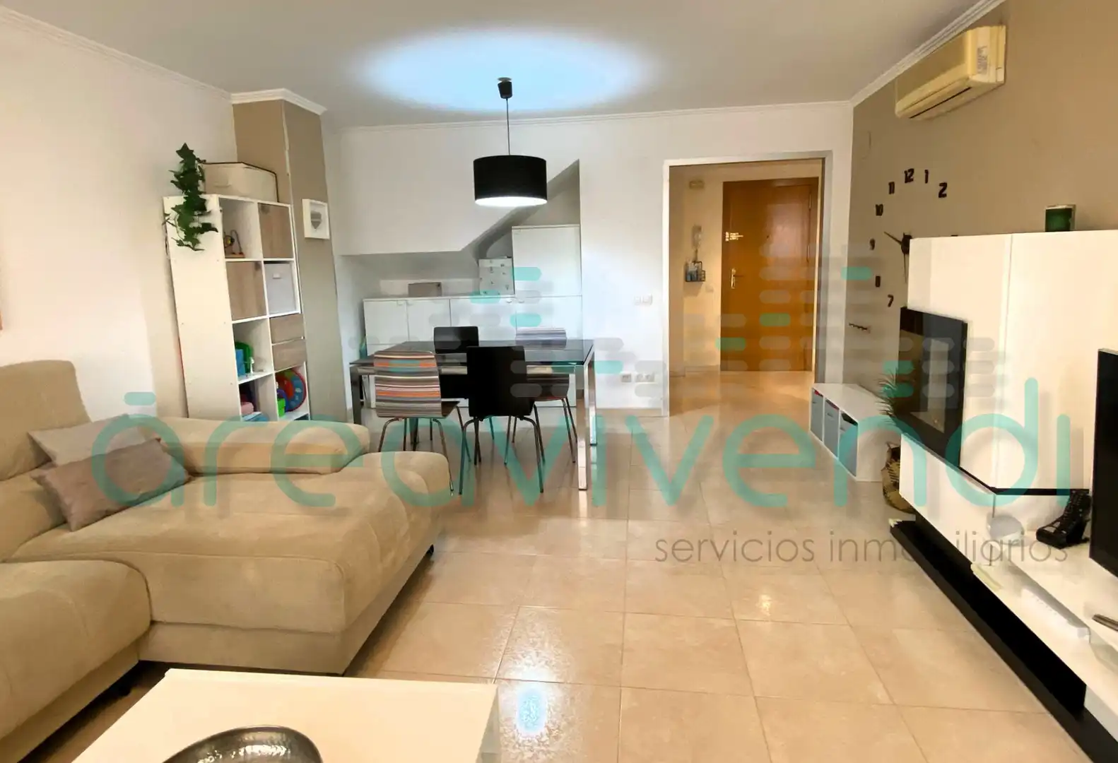 Wohnzimmer von Maisonette zum Verkauf in Castellón de la Plana / Castelló de la Plana mit Klimaanlage, Terrasse und Abstellraum