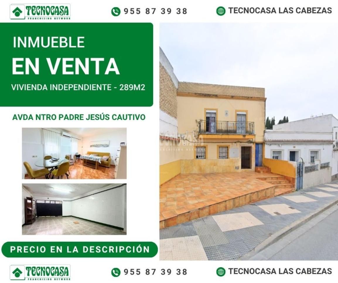 Exterior view of House or chalet for sale in Las Cabezas de San Juan  with Terrace and Balcony