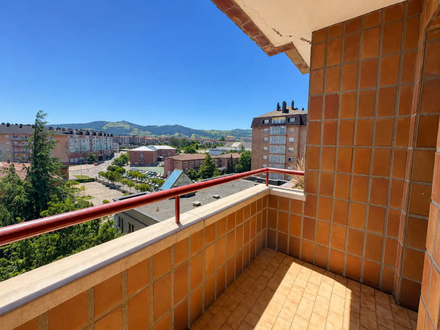 Balcony of Flat for sale in Torrelavega   with Heating, Private garden and Parquet flooring