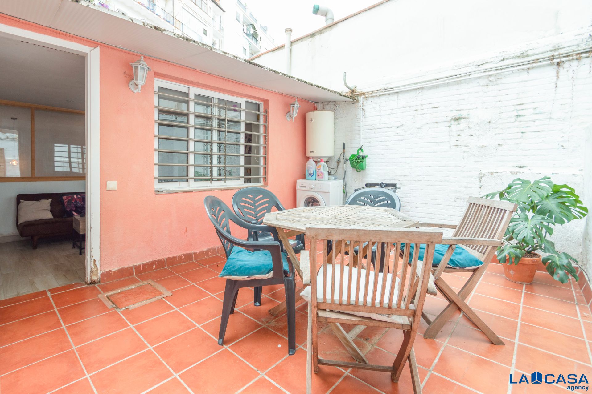 Terrace of Flat for sale in  Barcelona Capital  with Air Conditioner, Heating and Parquet flooring
