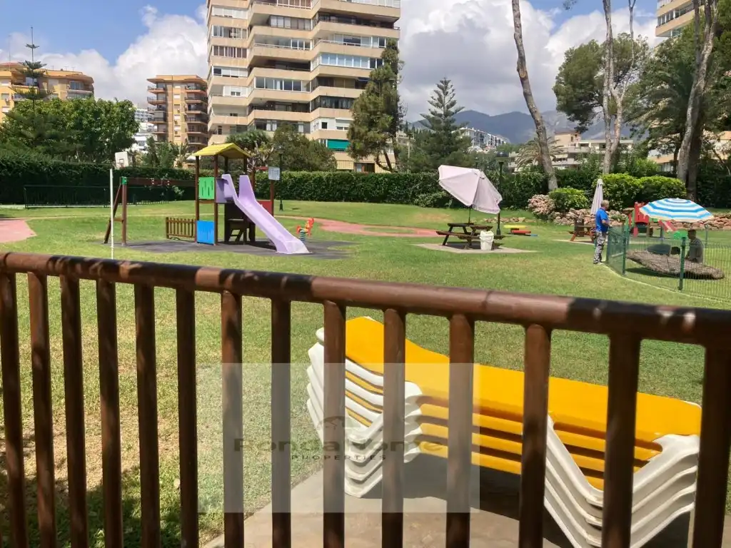 Garden of Flat for rent in Torremolinos