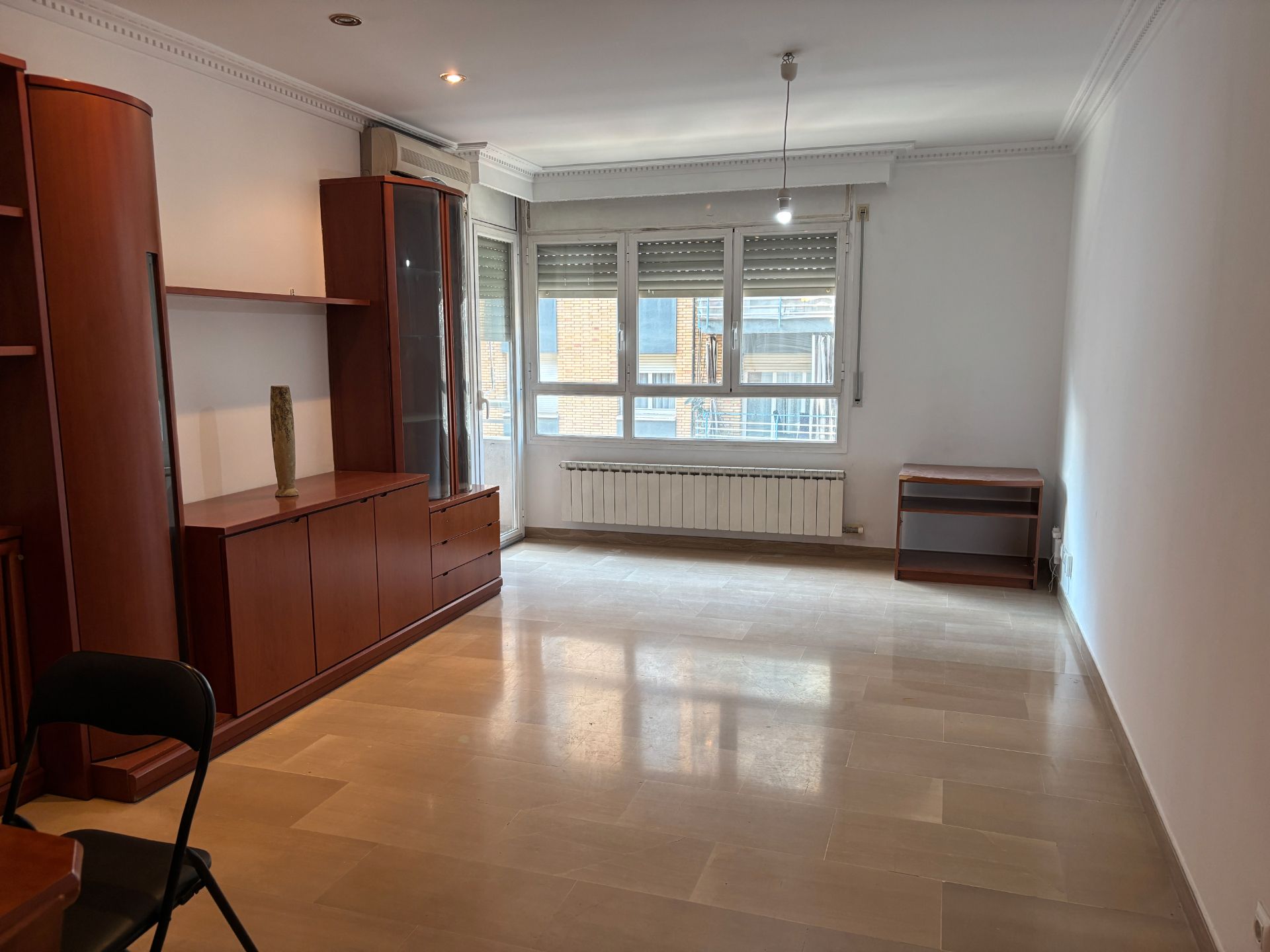 Sala d'estar de Pis en venda en  Lleida Capital amb Calefacció, Parquet i Balcó