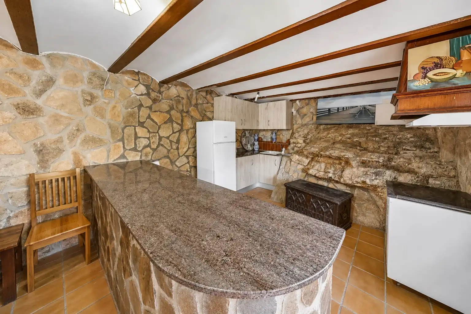 Cuina de Casa o xalet en venda en Alberic amb Jardí privat, Terrassa i Traster