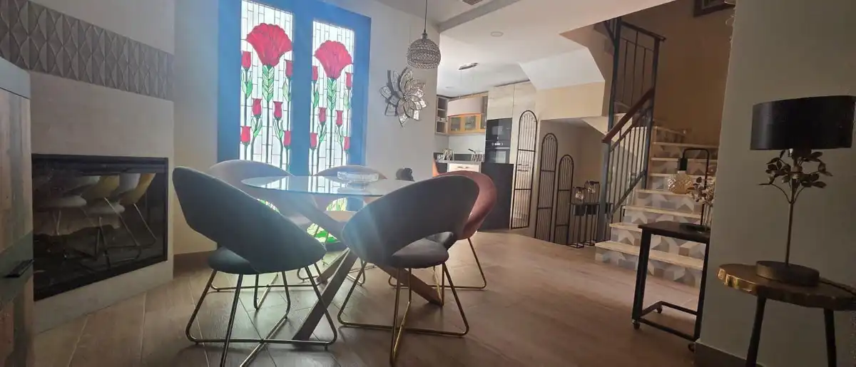 Dining room of Detached homes for sale in Fuengirola  with Air Conditioner, Heating and Private garden