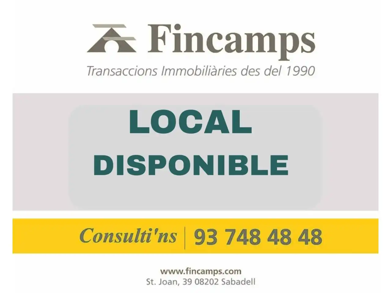 Local de alquiler en Sabadell