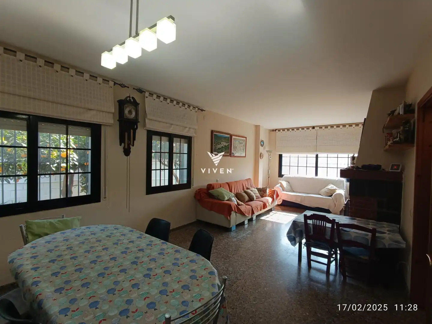 Wohnzimmer von Haus oder Chalet zum Verkauf in Sant Pere de Ribes mit Heizung, Privatgarten und Terrasse