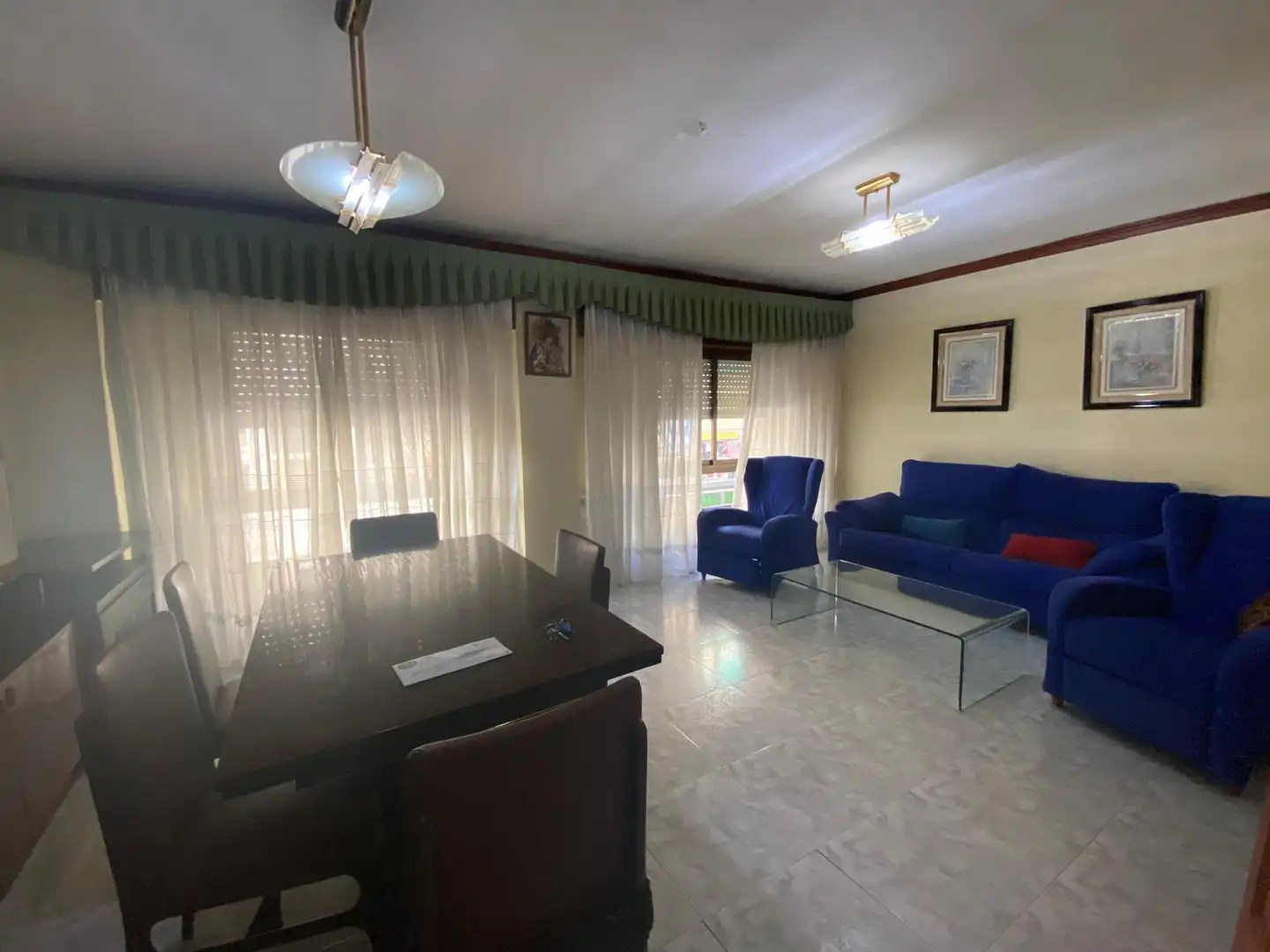 Living room of Flat for sale in Gandia  with Air Conditioner, Heating and Furnished