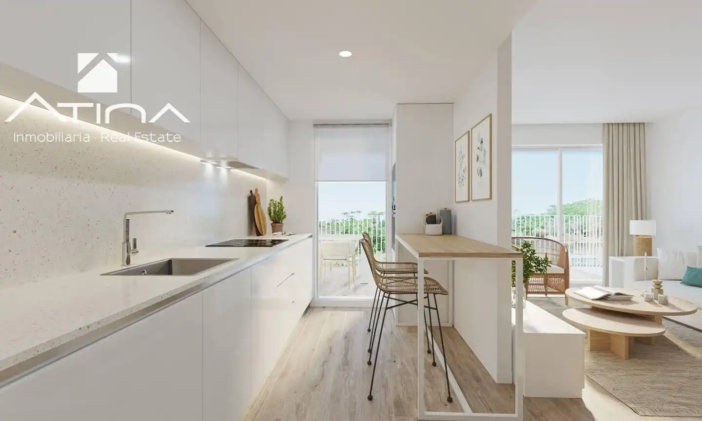 Kitchen of Attic for sale in Jávea / Xàbia  with Air Conditioner, Private garden and Terrace