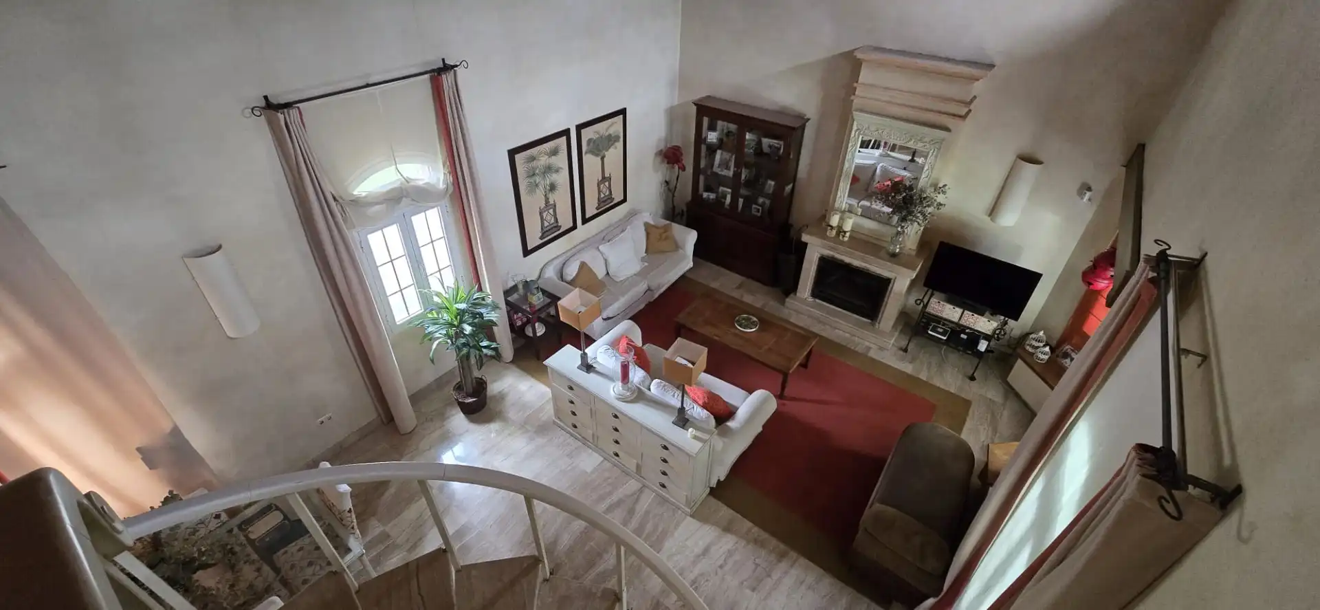 Living room of Houses for sale in Jerez de la Frontera  with Air Conditioner, Private garden and Swimming Pool
