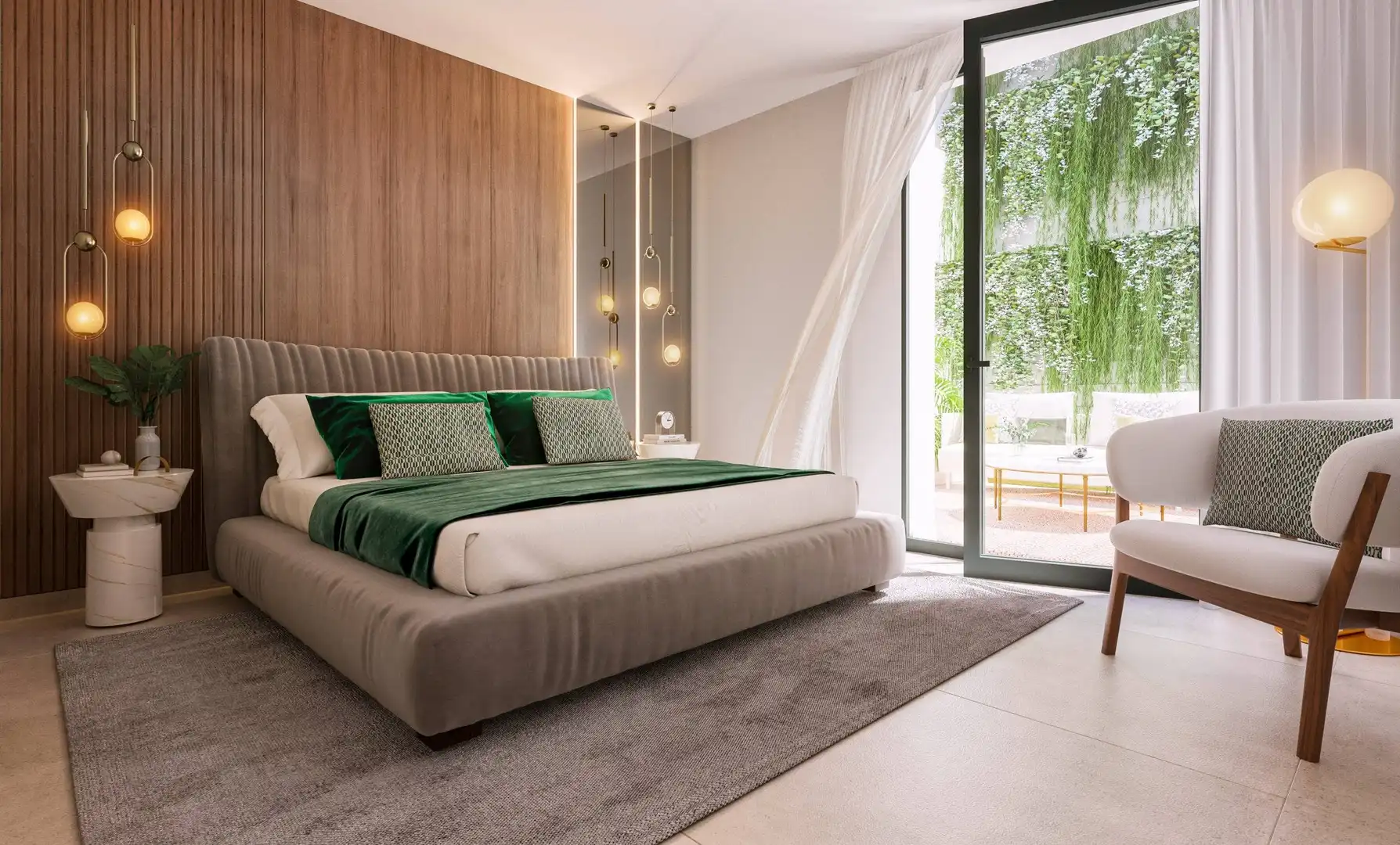 Habitación de Planta baja en venta en Estepona con Aire acondicionado, Calefacción y Jardín privado
