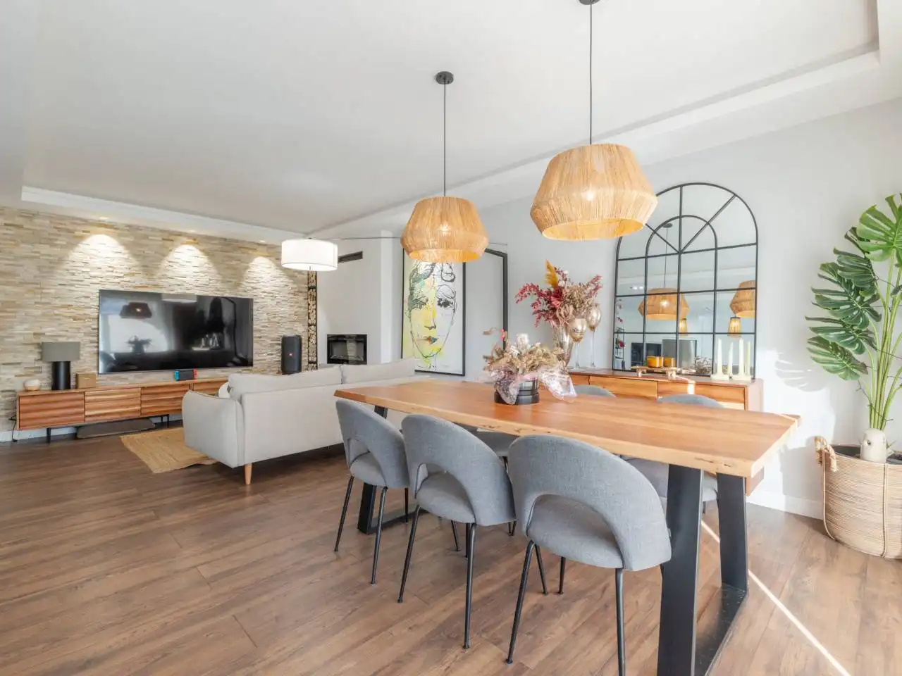 Dining room of Attic for sale in Reus  with Air Conditioner, Heating and Parquet flooring