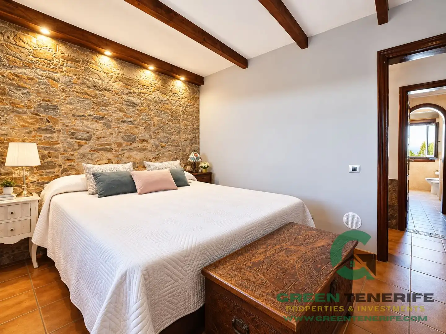 Dormitori de Casa o xalet en venda en San Miguel de Abona amb Aire condicionat, Terrassa i Piscina