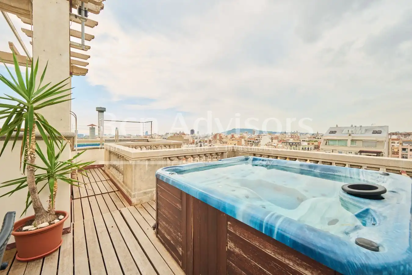 Terrace of Attic for sale in Barcelona  with Air Conditioner, Heating and Parquet flooring