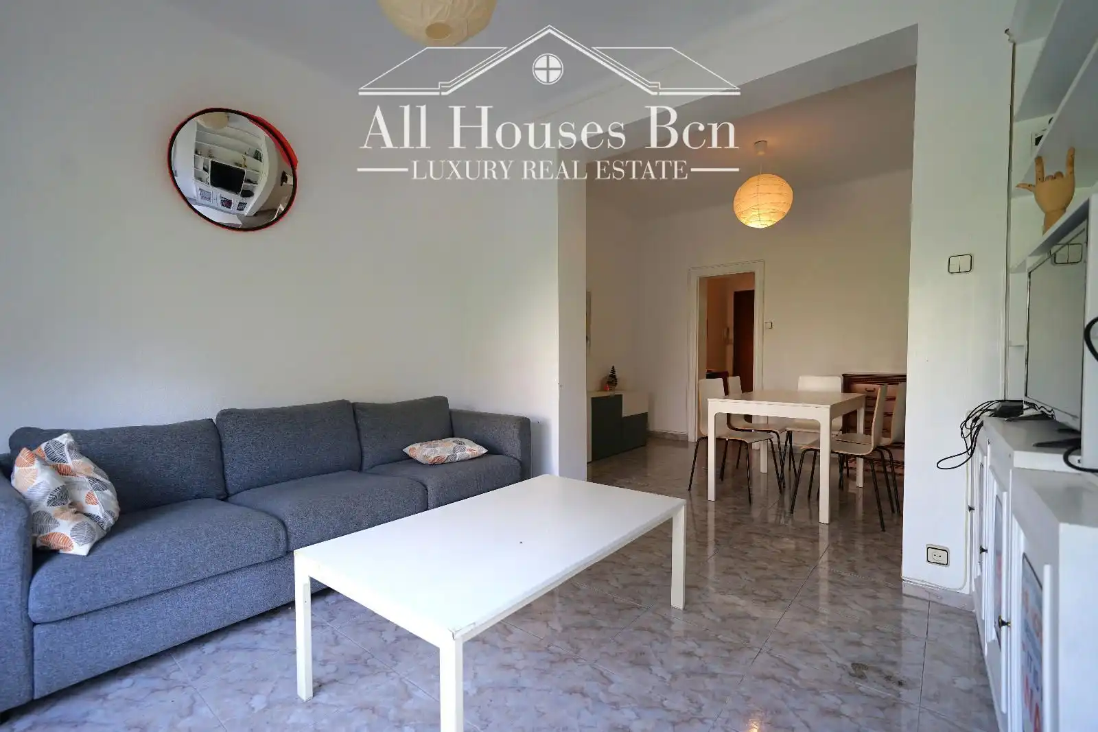 Sala de estar de Piso en venta en Barcelona con Aire acondicionado, Calefacción y Terraza