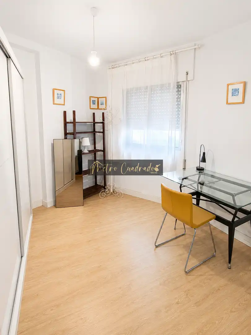 Schlafzimmer von Wohnung zur Miete in Mérida mit Klimaanlage, Möbliert und Balkon