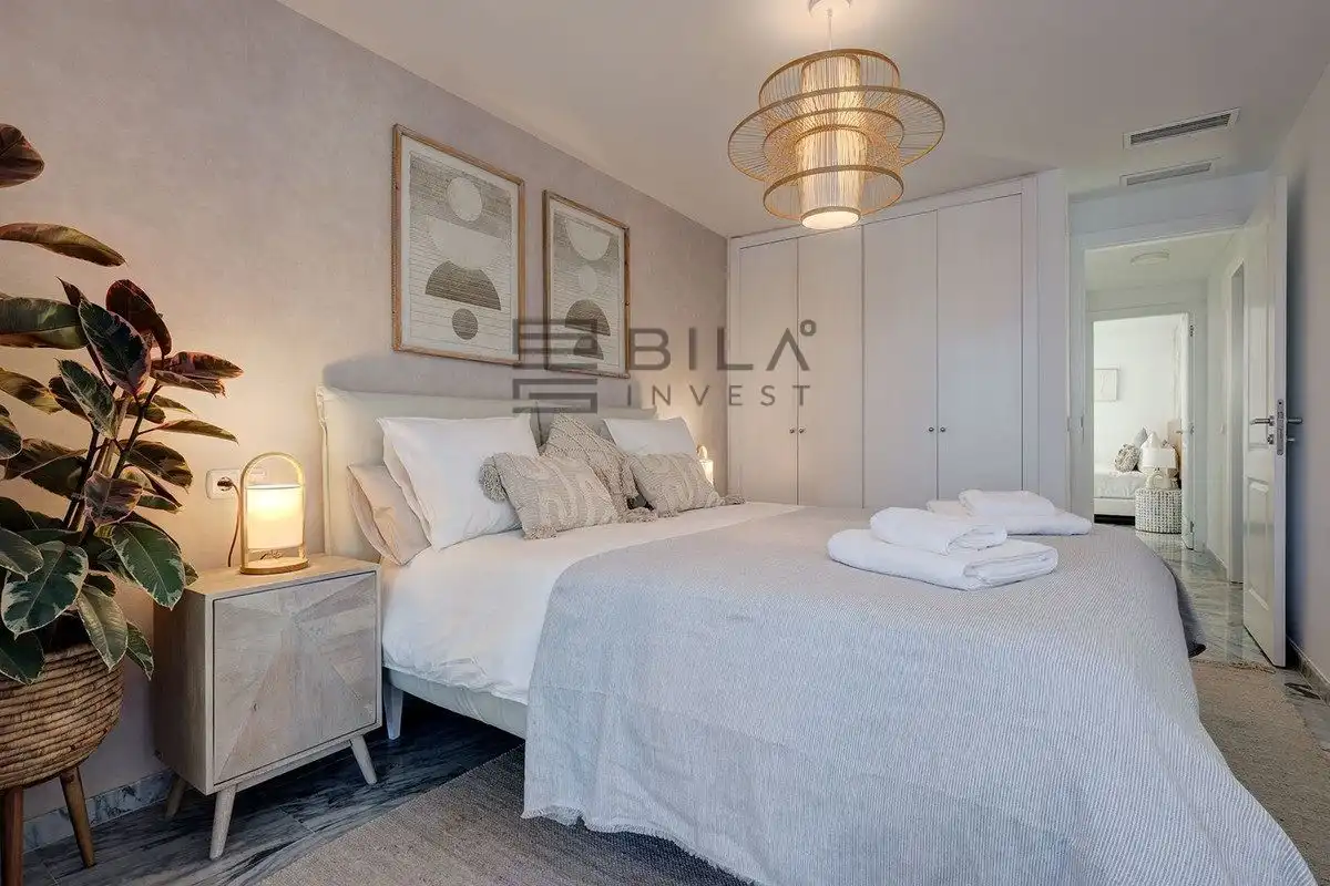 Bedroom of Attic for sale in Marbella  with Air Conditioner, Terrace and Swimming Pool
