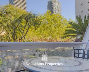 Terrace of Flat for sale in  Barcelona Capital  with Air Conditioner, Terrace and Furnished