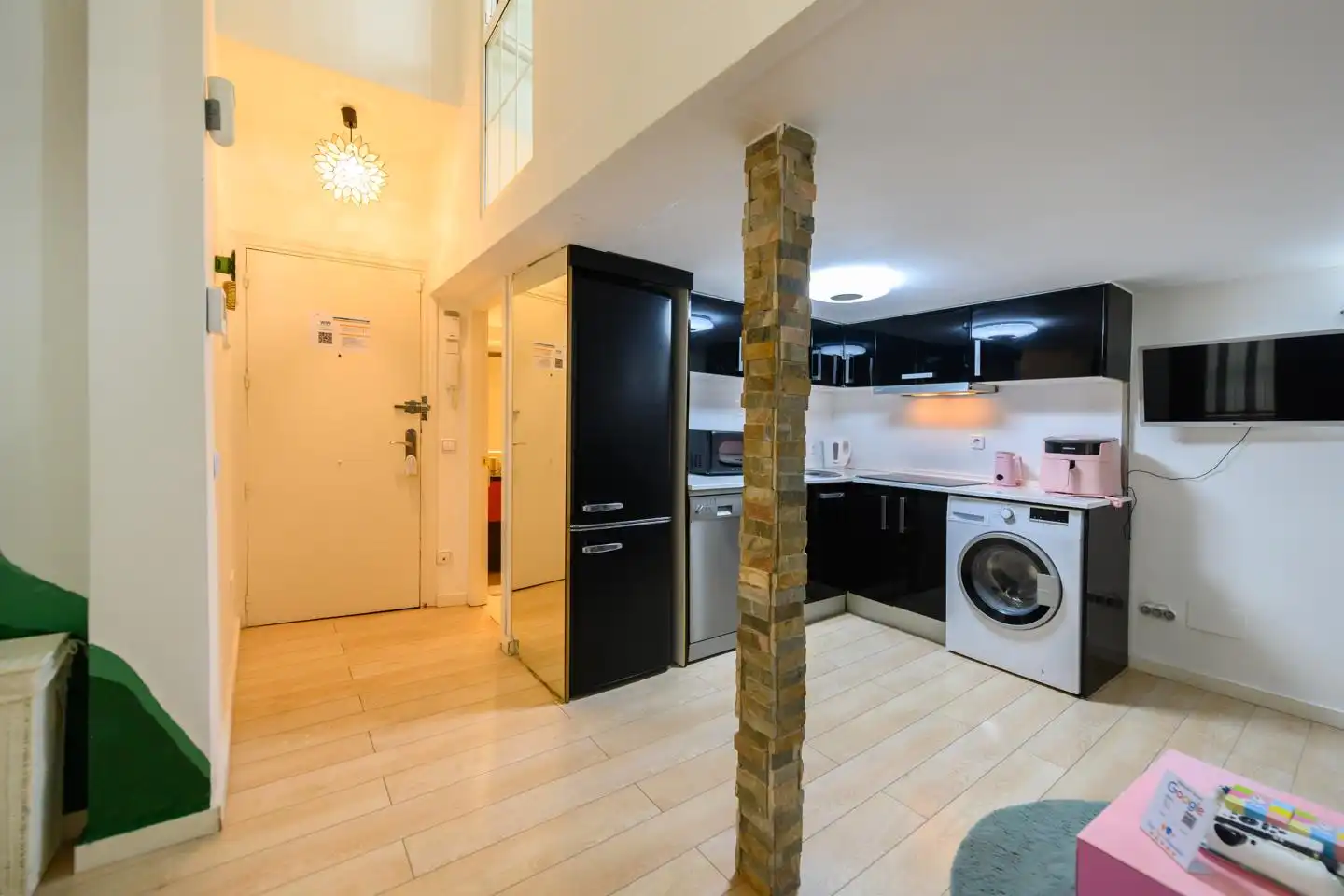 Küche von Maisonette zur Miete in Madrid mit Klimaanlage, Möbliert und Internet