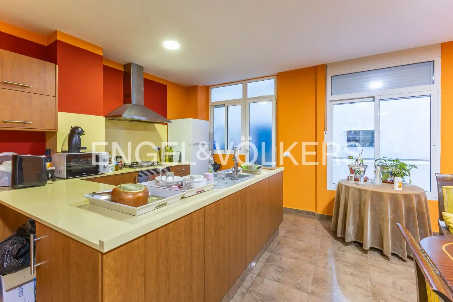Kitchen of Flat for sale in Valencia  with Heating, Terrace and Storage room