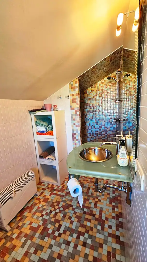 Bathroom of Houses for sale in El Madroño  with Air Conditioner and Private garden