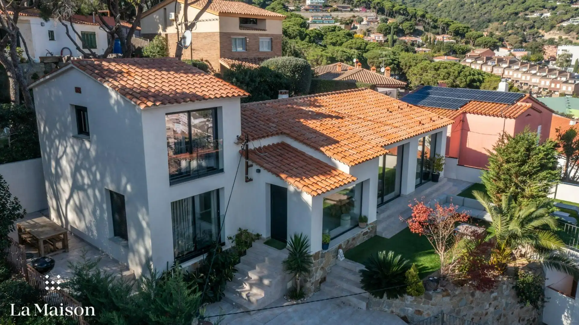 Vista exterior de Casa o chalet en venta en Sant Andreu de Llavaneres con Aire acondicionado, Calefacción y Alarma
