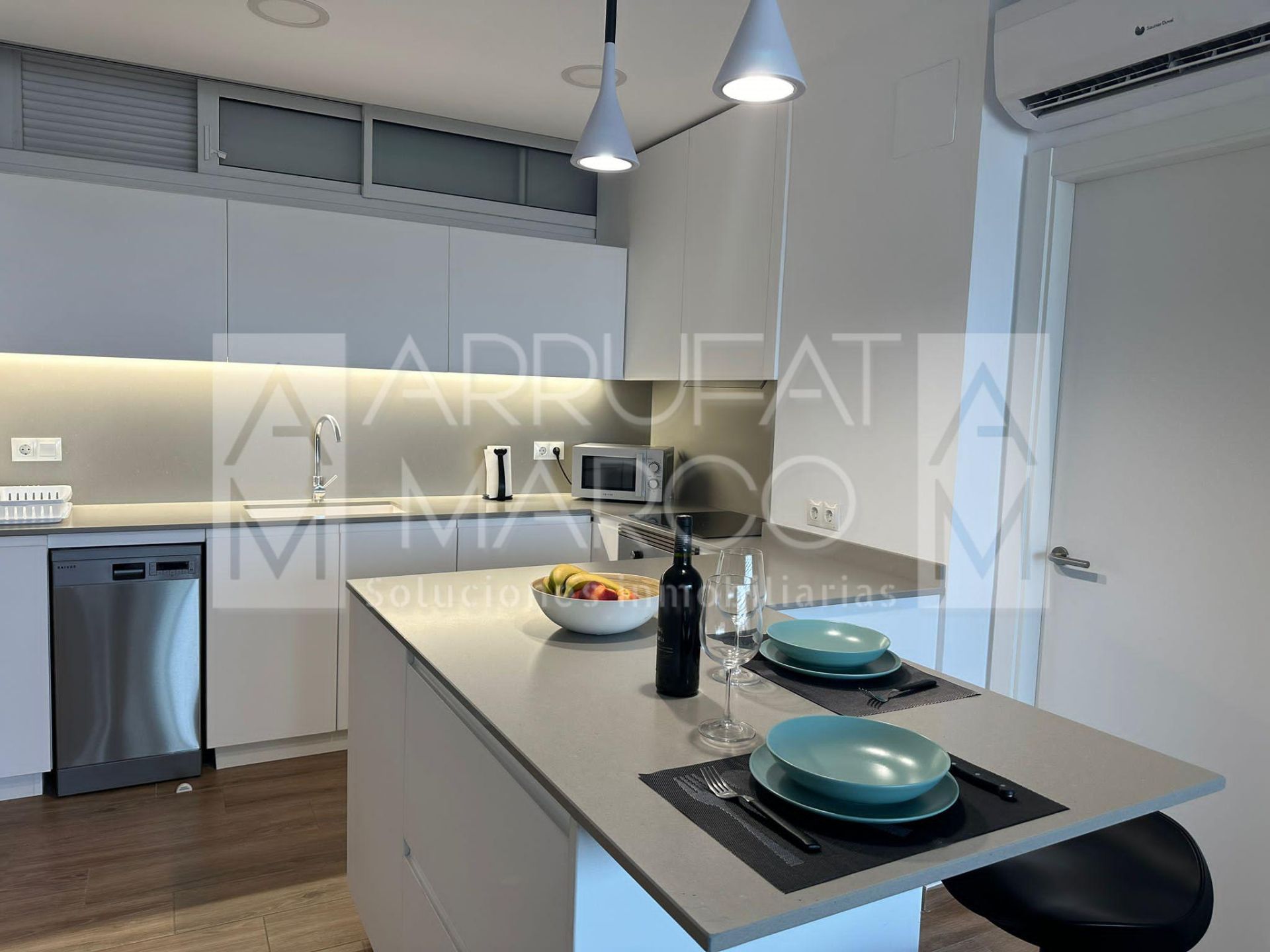 Kitchen of Apartment to rent in Castellón de la Plana / Castelló de la Plana  with Furnished