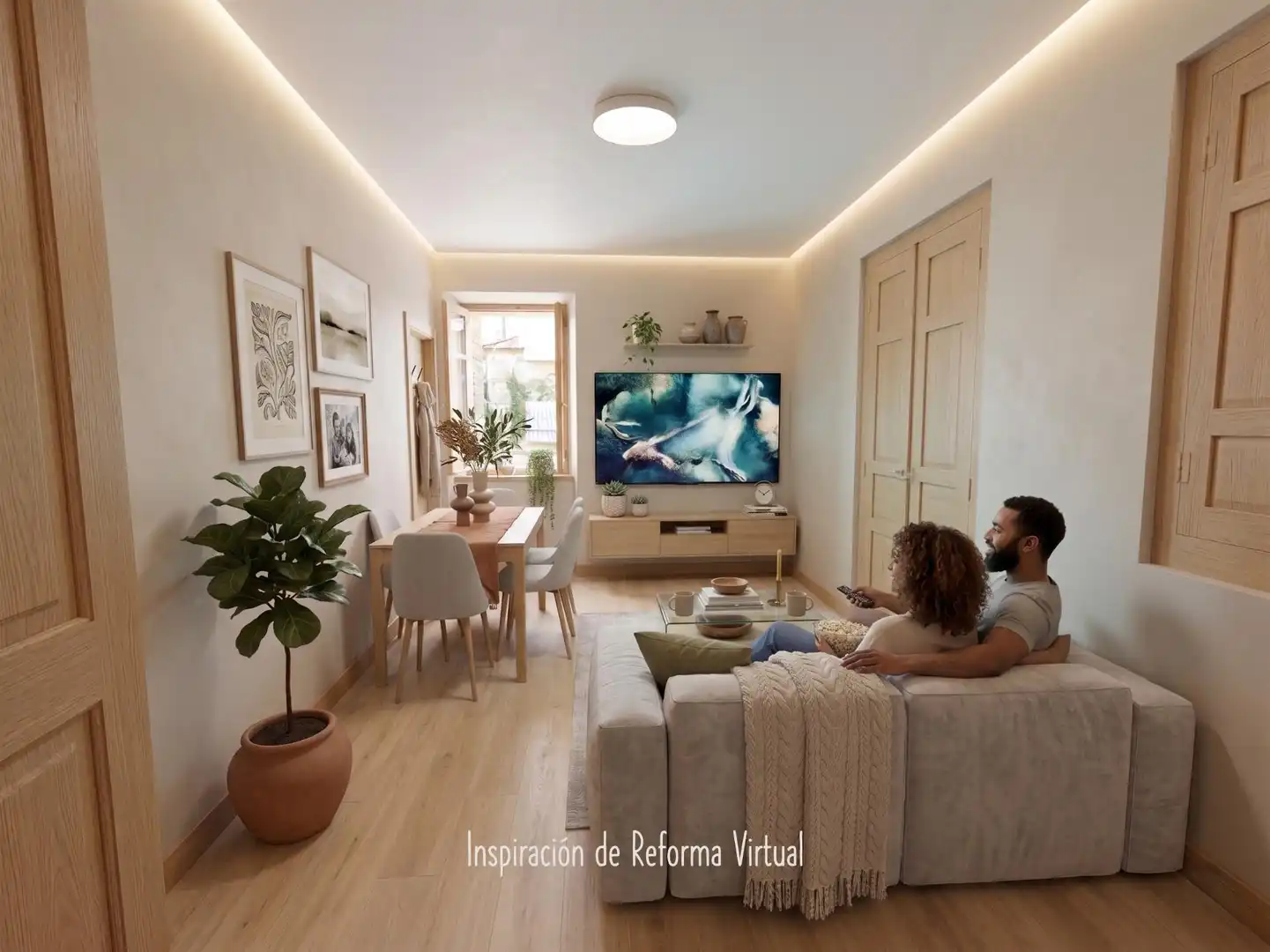 Sala d'estar de Finca rústica en venda en San Cristovo de Cea