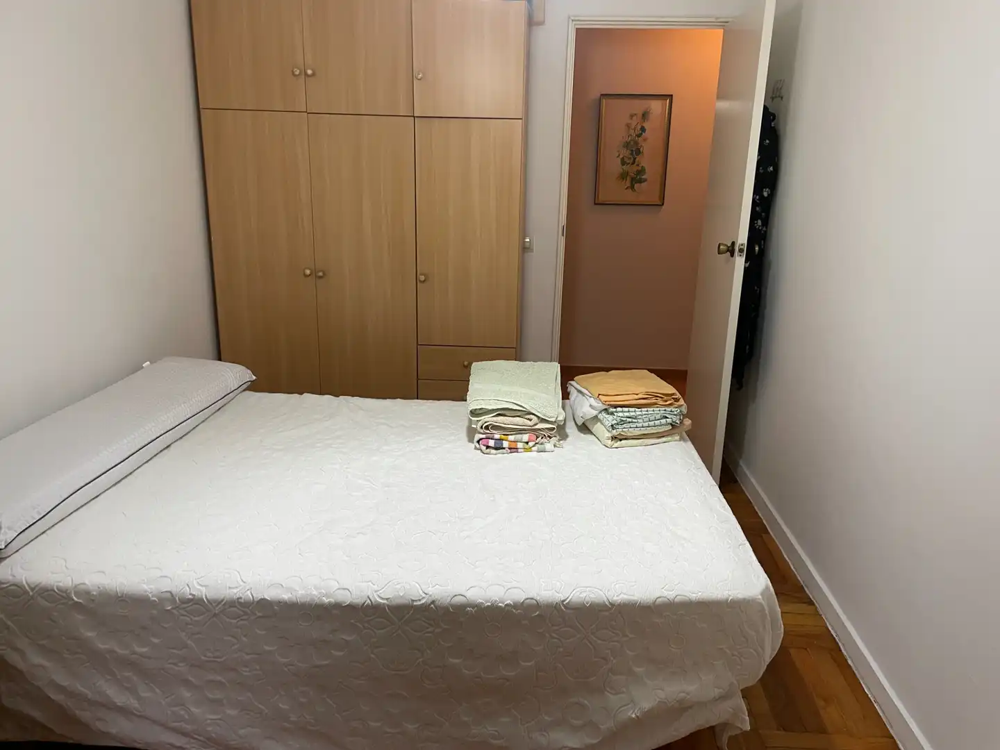 Bedroom of Flat for sale in Vigo   with Heating, Parquet flooring and Terrace