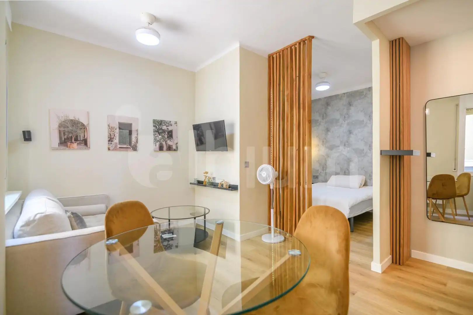 Wohnzimmer von Wohnung zur Miete in Barcelona