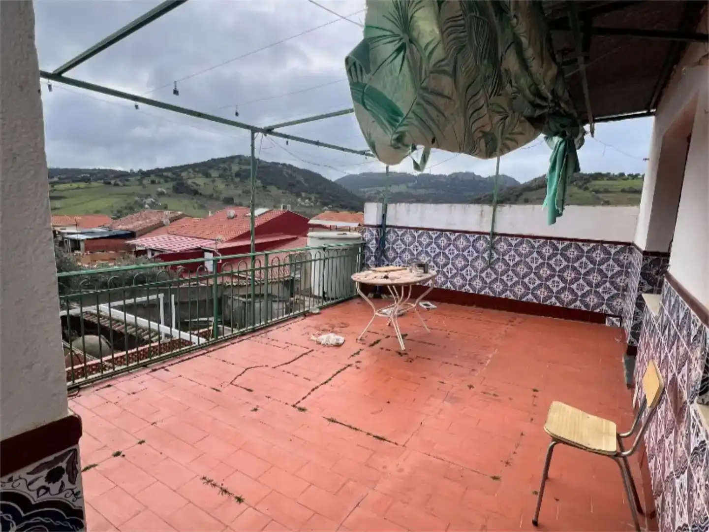 Terrasse von Wohnung zur Miete in Chillón mit Abstellraum, Möbliert und Balkon
