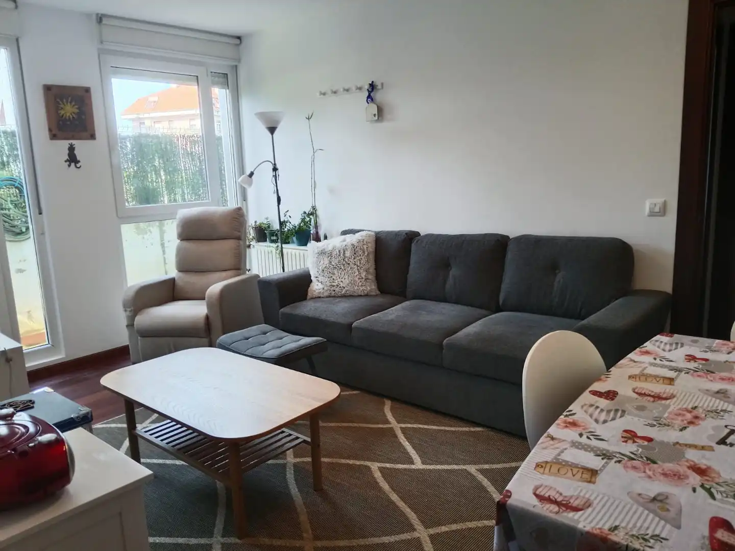 Wohnzimmer von Wohnung zum Verkauf in Bárcena de Cicero mit Heizung, Privatgarten und Terrasse