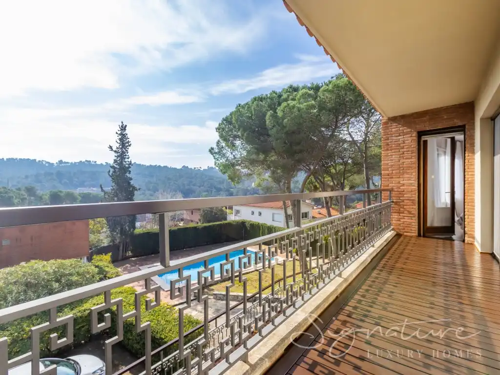 Terraza de Casa o chalet en venta en Sant Cugat del Vallès con Calefacción, Jardín privado y Terraza