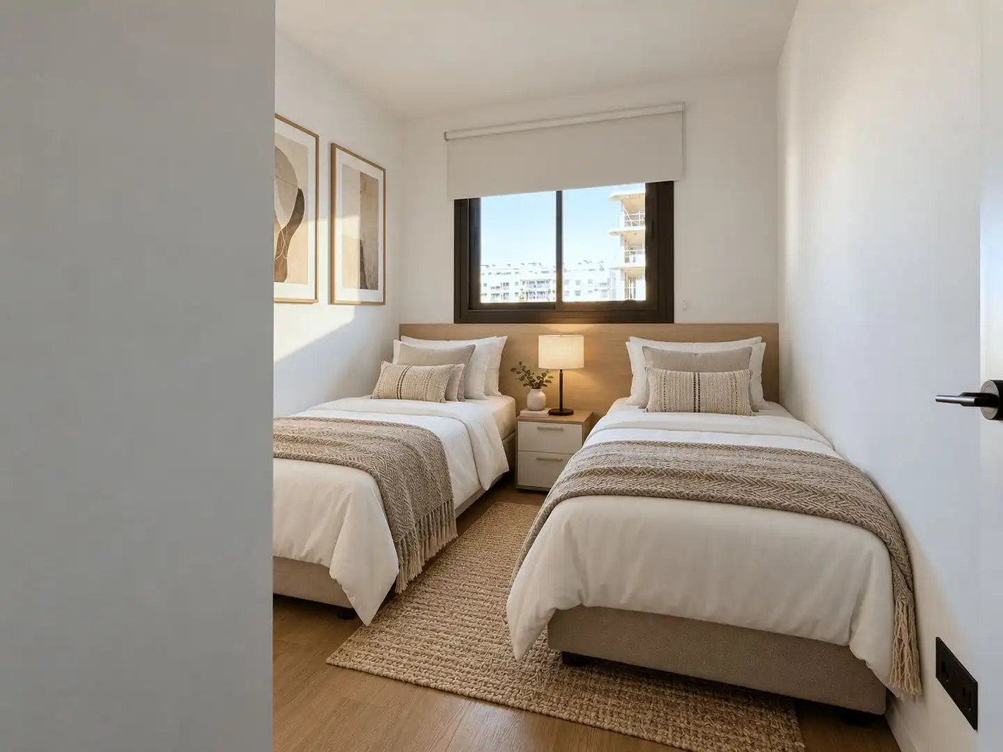 Habitación de Apartamento de alquiler en Moncofa con Aire acondicionado, Terraza y Trastero